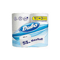 Туалетная бумага Диво Max Roll белая 55 м 2 слоя 4 рулона (4820003835708)