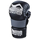 Рукавиці для ММА Phantom RIOT Black L/XL (капа в подарунок), фото 2