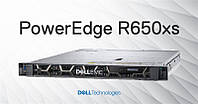 Сервер Dell PowerEdge R650xs, up 2CPU, noRAM, 8SFF, PERC H755, 2x1Gb BT, RPS 700W, 2U, iDRAC9Ent, 3Y Warranty
