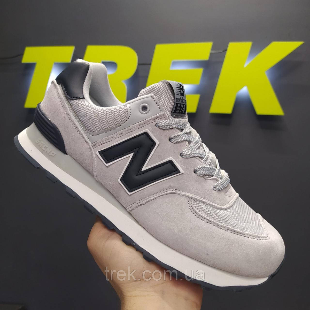 Кросівки замшеві сірі /23661/ 38р, фото 1