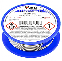 Припой Cynel Professional LC60-1.20/0.1 (Sn60Pb40-SW26)