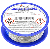 Припой Cynel Professional LC60-0.38/0.1 (Sn60Pb40-SW26)