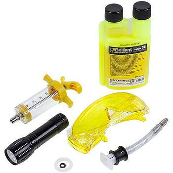 Набір (лампа, окуляри, шприц інжектор, адаптер) BRILLIANT SET Errecom