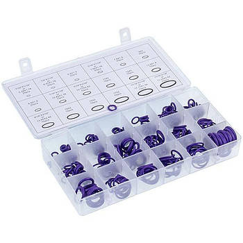 Набір ущільнювачів O-Ring W-8085 (18 видів, 270 шт.) для автомобільного кондиціонера