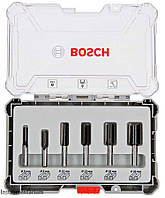 Набор пазовых фрез Bosch 8 мм, 6 шт