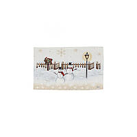 Салфетка на стол Прованс гобеленовая с велюром Праздничный дом 30х50 см (4823093450356)
