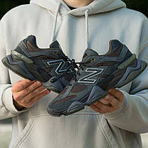 Чоловічі Кросівки New Balance 9060 Grey Brown / Нью Беланс 9060 Сірі з Коричневим, фото 3