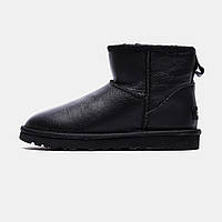 Ugg Ultra Mini Black ( шкіра )