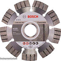 Алмазный круг Bosch Best for Concrete 115x22,23x2,2x12 мм