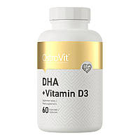 Жирные кислоты OstroVit DHA + Vitamin D3, 60 капсул