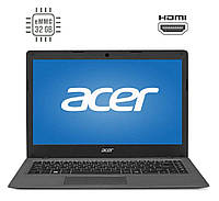 Ноутбук Acer Aspire One Cloudbook 14 AO1-431 / 14" (1366x768) TN / Intel Celeron N3050 (2 ядра по 1.6 - 2.16