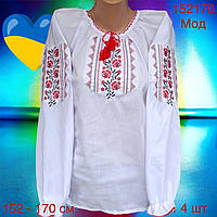 Блузка-вишиванка підліткова РОЗИ на дівчинку 152-170 см "EMRE" недорогого від прямого постачальника