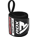 Бинти для зап'ясть (кистьові бинти) RDX W3 Gym Wrist Wraps Full Black, фото 4