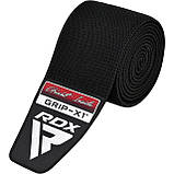 Бинти на коліна RDX K1 GYM Knee Wraps Full Black, фото 2