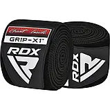 Бинти на коліна RDX K1 GYM Knee Wraps Full Black, фото 5