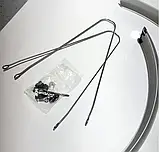 Крила пластикові 28" повнорозмірні з бризковиками Сірі, фото 3