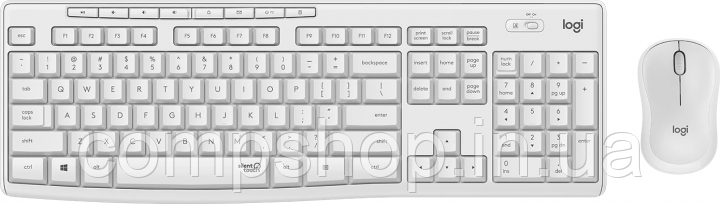 Клавіатура+миша Logitech Wireless MK295 Silent Off-White (920-009824) (код 133291)