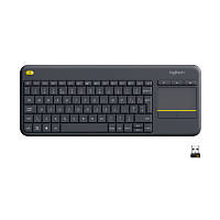 Клавіатура Logitech K400 Plus Touch Wireless UA Black (920-007145) (код 136997)