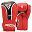 Боксерські рукавиці RDX AURA PLUS T-17 Red/Black 14 унцій (капа в комплекті), фото 3