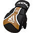 Рукавиці для ММА (Греплінгові рукавички) RDX SHOOTER AURA PLUS T-17 Black Golden XL, фото 2