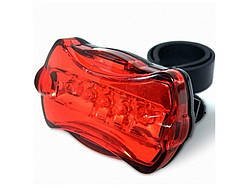 Стоп / Мигалка велосипедна задня Jing YI JY-004 5 LED на батарейках