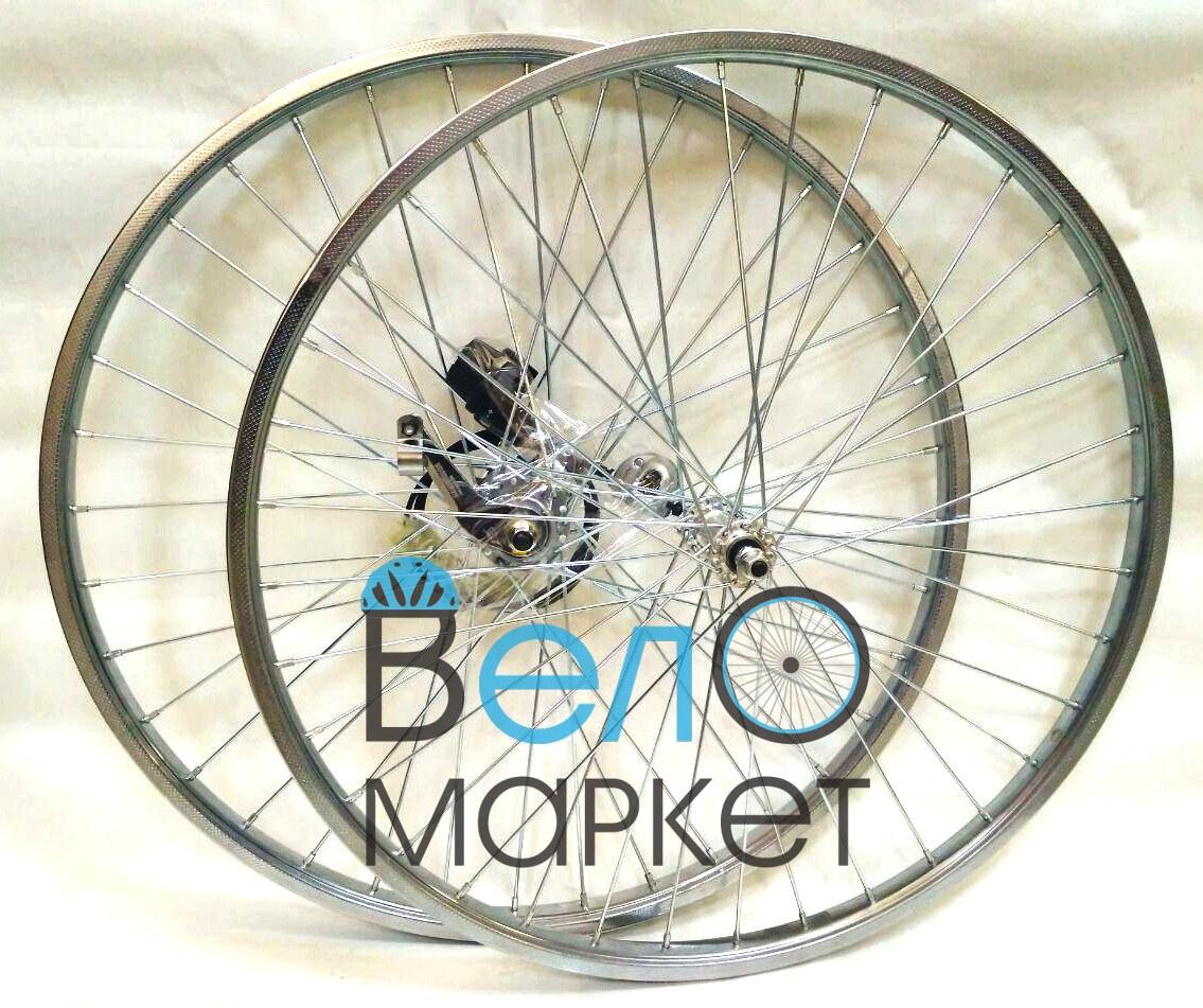 Комплект коліс (перед+зад) 28" на планетарній втулці Shimano Nexus Inter-3 SG-3C41 на потовщених спицях, фото 1