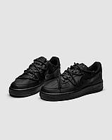 Nike Air Force 1 Low Black Off shoelaces Custom