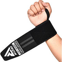 Бинти для зап'ясть (кистьові бинти) RDX WR11 GYM Wrist Wrap Black/Grey