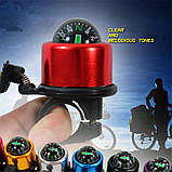 Дзвінок велосипедний "Компас" FLG-03 Чорний, фото 4