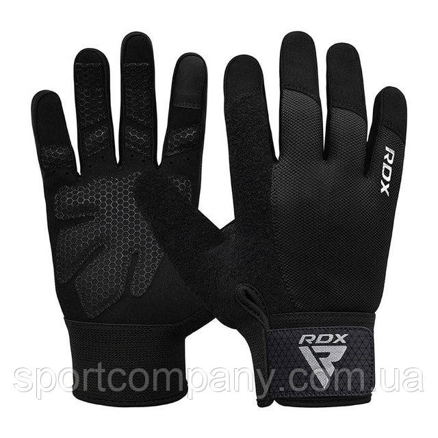 Рукавички для фітнесу RDX W1 Full Finger Plus Black S