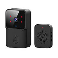 Беспроводной видеозвонок с датчиком движения и WI-FI Mini Doorbell MD-1 Black «H-s»