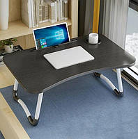 Портативный складной столик в кровать для ноутбука стол для завтрака и планшета столик подставка для ноута