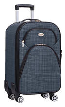 Маленька тканинна валіза на колесах 42L Gedox темно-синій