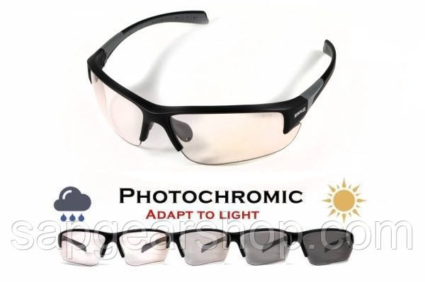 Очки защитные фотохромные Global Vision Hercules-7 Photochromic (clear) прозрачные фотохромные - фото 1 - id-p2024685240