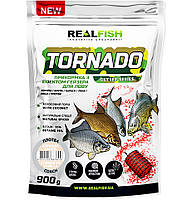 Прикорм REAL FISH гейзер Tornado Плітва КОРІАНДР-ВАНІЛЬ 0,9 кг