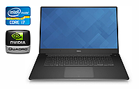 Ноутбук рабочая станция Б-класс Dell Precision 5510 / 15.6" (1920x1080) IPS / Intel Core i7-6820HQ (4 (8) ядра