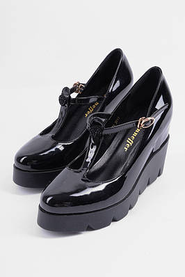 Туфлі жіночі чорного кольору р.39 177182T Безкоштовна доставка