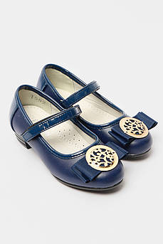 Туфлі дитячі для дівчинки синього кольору р.26 177317M