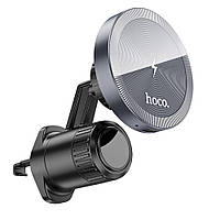 Автодержатель Hoco HW6 Vision Metal Magnetic Wireless 15W Цвет Серый m