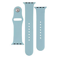 Ремінець для Apple Watch Band Silicone Two-Piece 38/40/41 mm Колір 64, Light cyan m