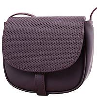 Жіноча шкіряна сумка-клатч 22х18х8 см Eterno Фіолетовий (2000002915386)
