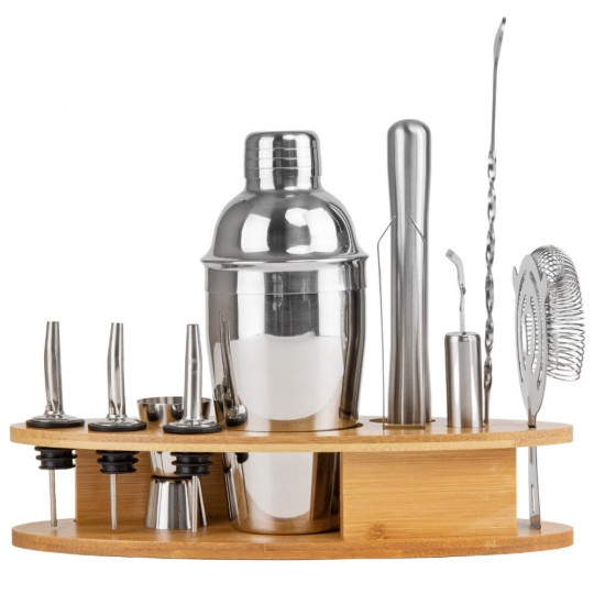 Барний набір "Коктейльна майстерня" 10аксесуару, 30*20см. (9123-010)