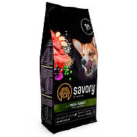Сухой корм Savory All Breed для стерилизованных собак всех пород, со свежей индейкой, 3 кг p