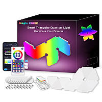 Настінний світильник Smart Triangular Quantum Light SAL-012B Bluetooth USB interface with app 10pcs
