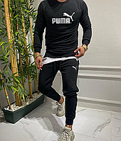 Мужской спортивный Костюм Puma со свитшотом и штанами Пума из 100% хлопка