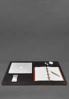 Килимок для робочого столу 2.0 двосторонній темно-коричневий BlankNote арт. BN-BV-2-choko-felt-d