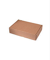 Подарочная коробка из микрогофрокартона крафт, 24х16х5 см