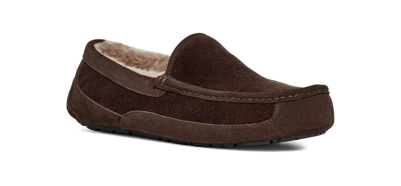 Замшеві сліпони UGG з підкладкою зі штучного хутра 1159804061 (Коричневий, 51)