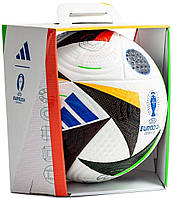 Мяч футбольный Adidas EURO24 Fussballiebe 2024 Pro IQ3682, Белый, Размер (EU) - 5 TR_4400