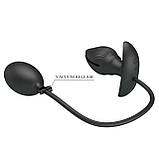 Анальний корок Pretty Love Manson Anal Plug Black, фото 6